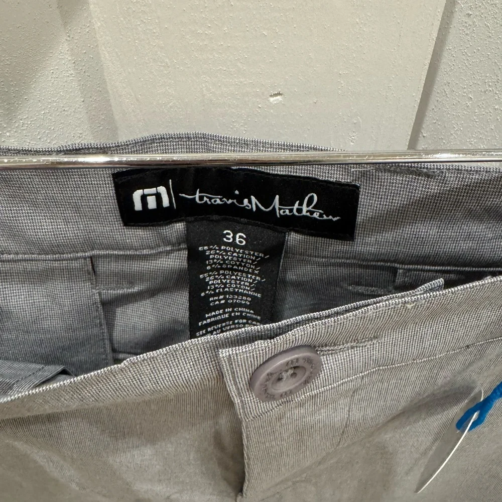 Travis Mathew Charcoal Athletic/Golf  Shorts - Picture 4 of 4